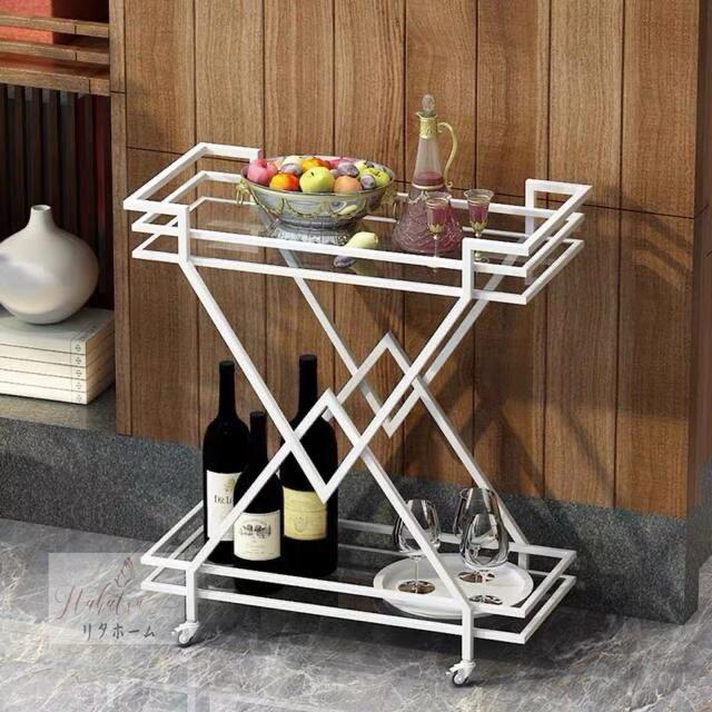 CARRO BAR DARDO - METAL BLANCO 60 X 32 X 80 CM - 1