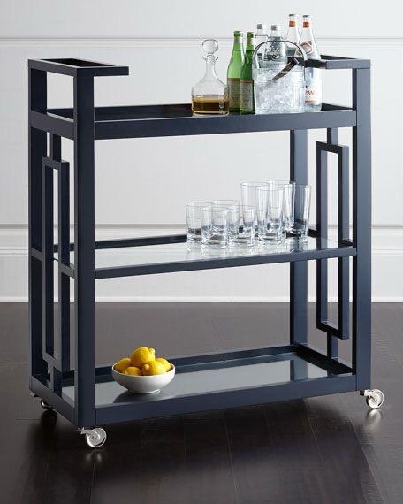 CARRO BAR ROBER - METAL NEGRO 60 X 32 X 80 CM - 1