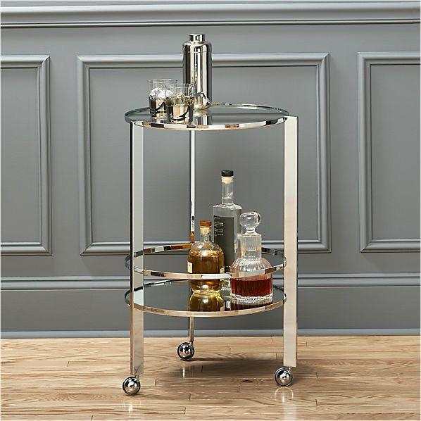 CARRO BAR JONHY - ACRO INOXIDABLE 35 X 75 CM - 1