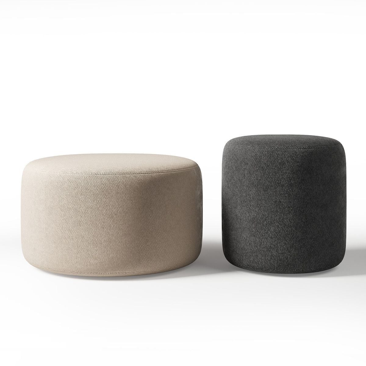 PUFF ARDON - 2 UNIDADES - 65 X 38 / 40 X 45 CM - 1