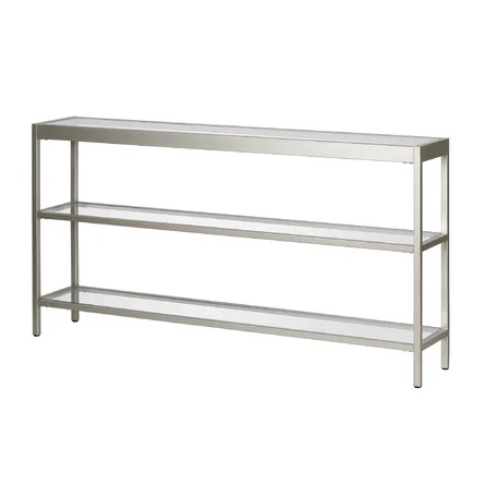 CONSOLA DAN CASA CONCEPTO - ACERO SATINADO 120 X 35 X 90 CM - 1