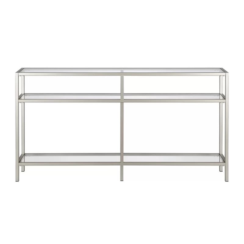CONSOLA YESHER CASA CONCEPTO - ACERO SATINADO 120 X 30 X 90 CM - 2