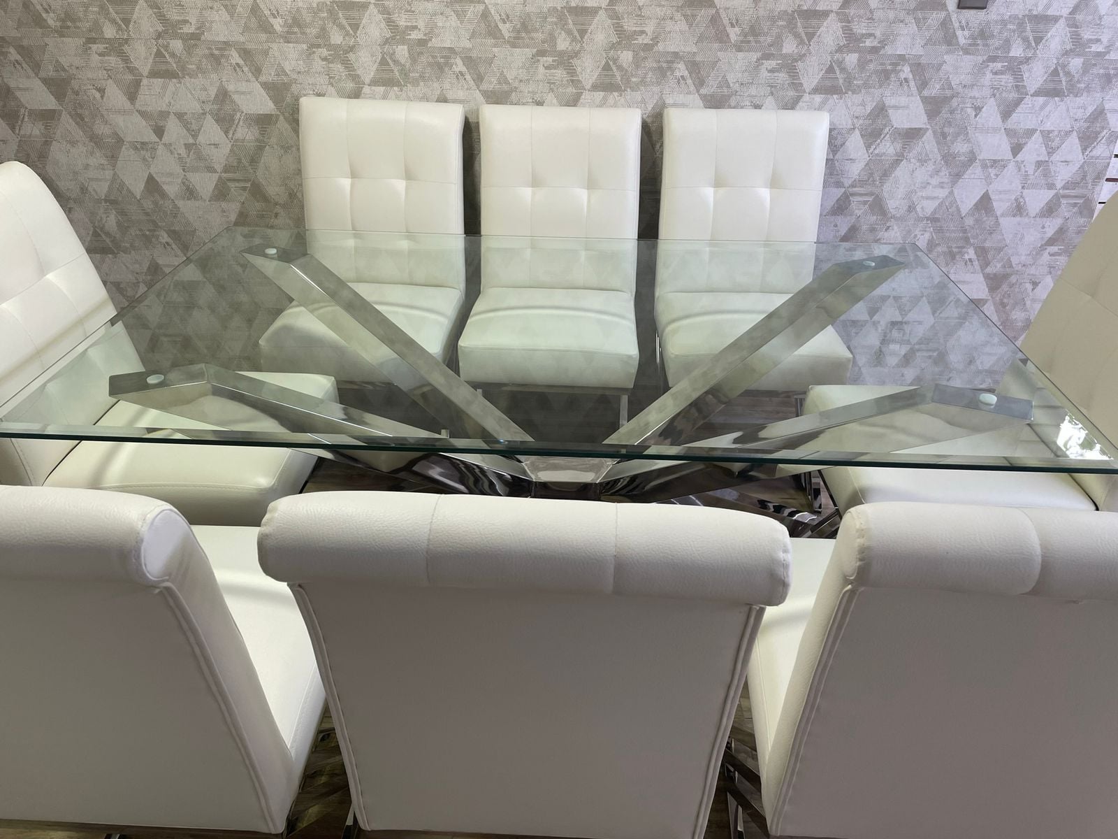 MESA COMEDOR DE ACERO INOXIDABLE EZAÙ - DISEÑO EXTRAORDINARIO - 2