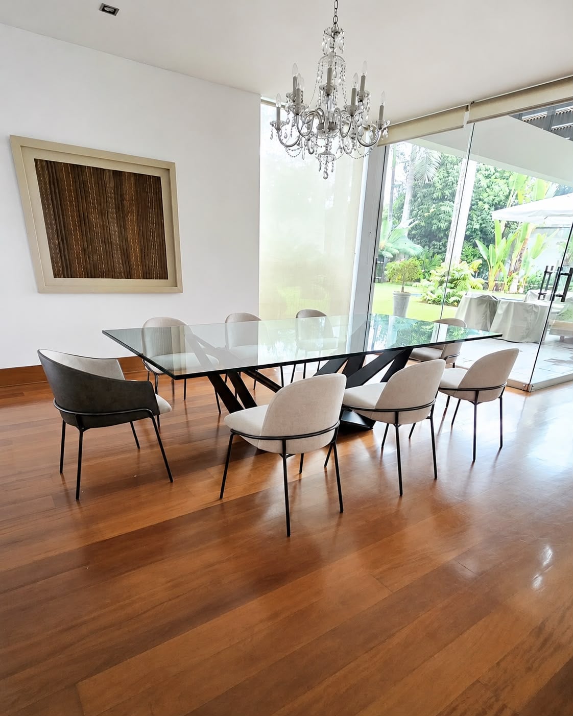JUEGO DE COMEDOR BUTTERFLY BY CASA CONCEPTO - ACERO INOXIDABLE - 1