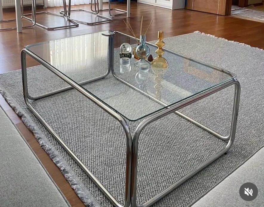 MESA DE CENTRO CHENIN BY CASA CONCEPTO - ACERO INOX - 1