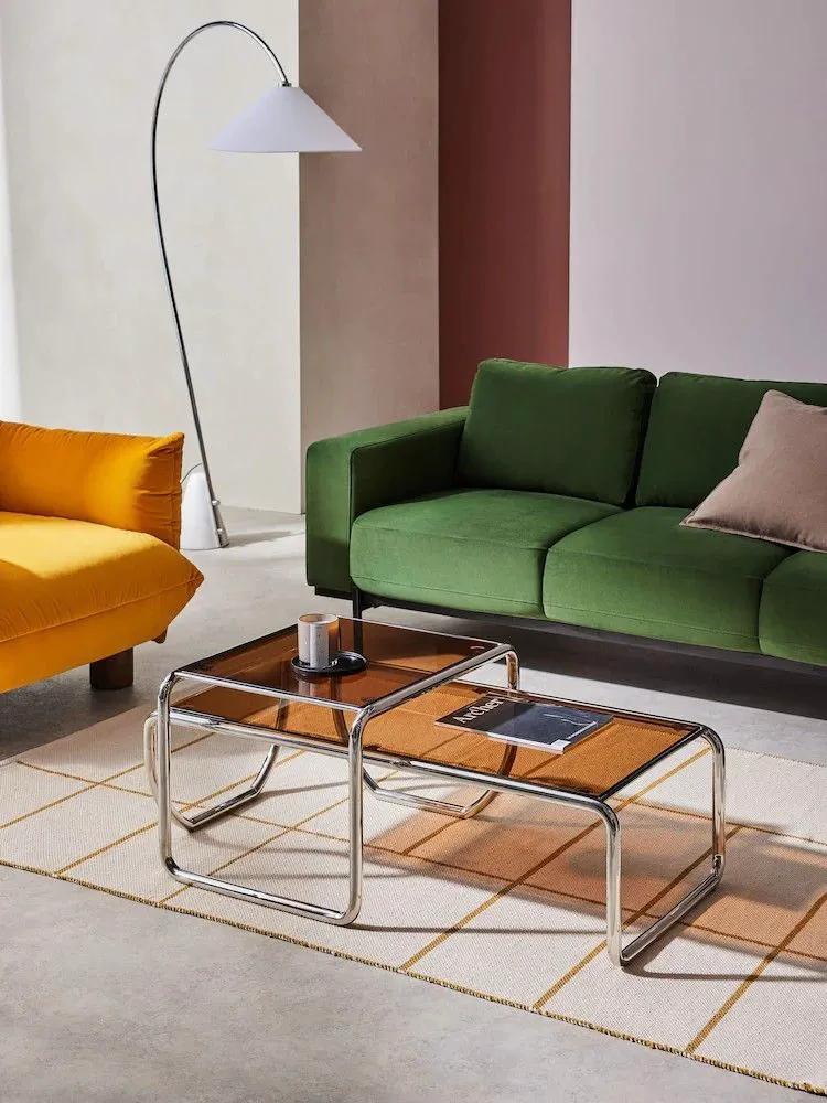 MESA DE CENTRO MILLER BY CASA CONCEPTO - ACERO INOX - 1