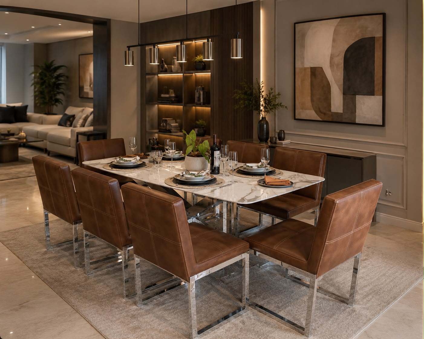 JUEGO DE COMEDOR EGIPTO BY CASA CONCEPTO - 1
