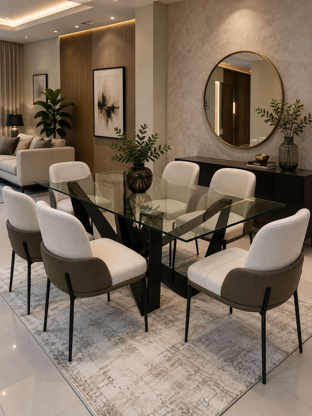 JUEGO DE COMEDOR MELANY BY CASA CONCEPTO - 1