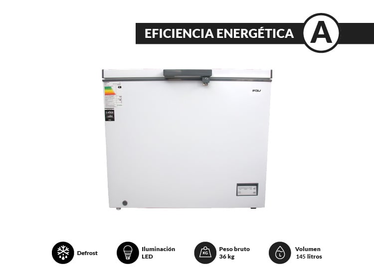 CONGELADOR FDV WHITE 145 L 145 L HORIZONTAL - 1