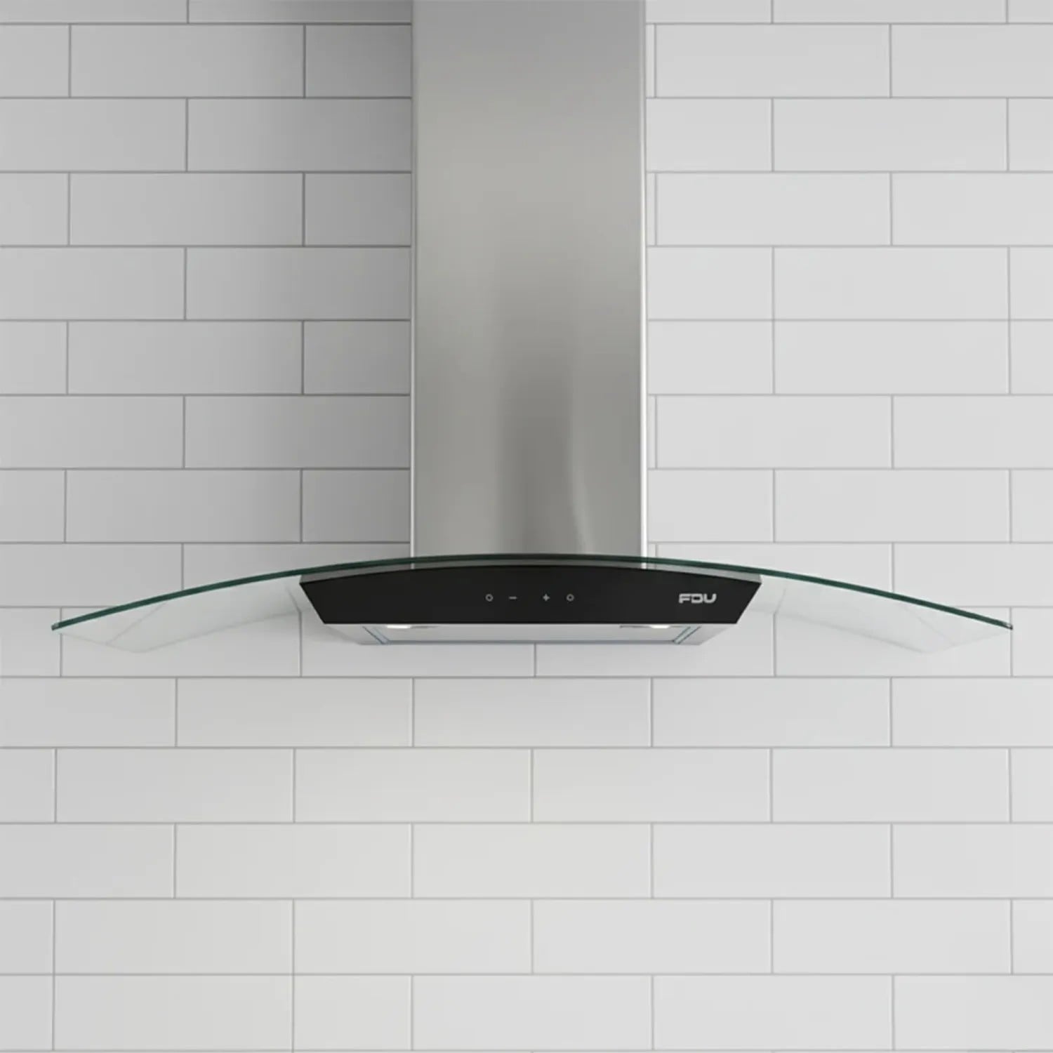 COMBO FDV CAMPANA CRYSTAL 90 + ENCIMERA CHEF GLASS 90 GN + HORNO BLACK 70 GN - 3