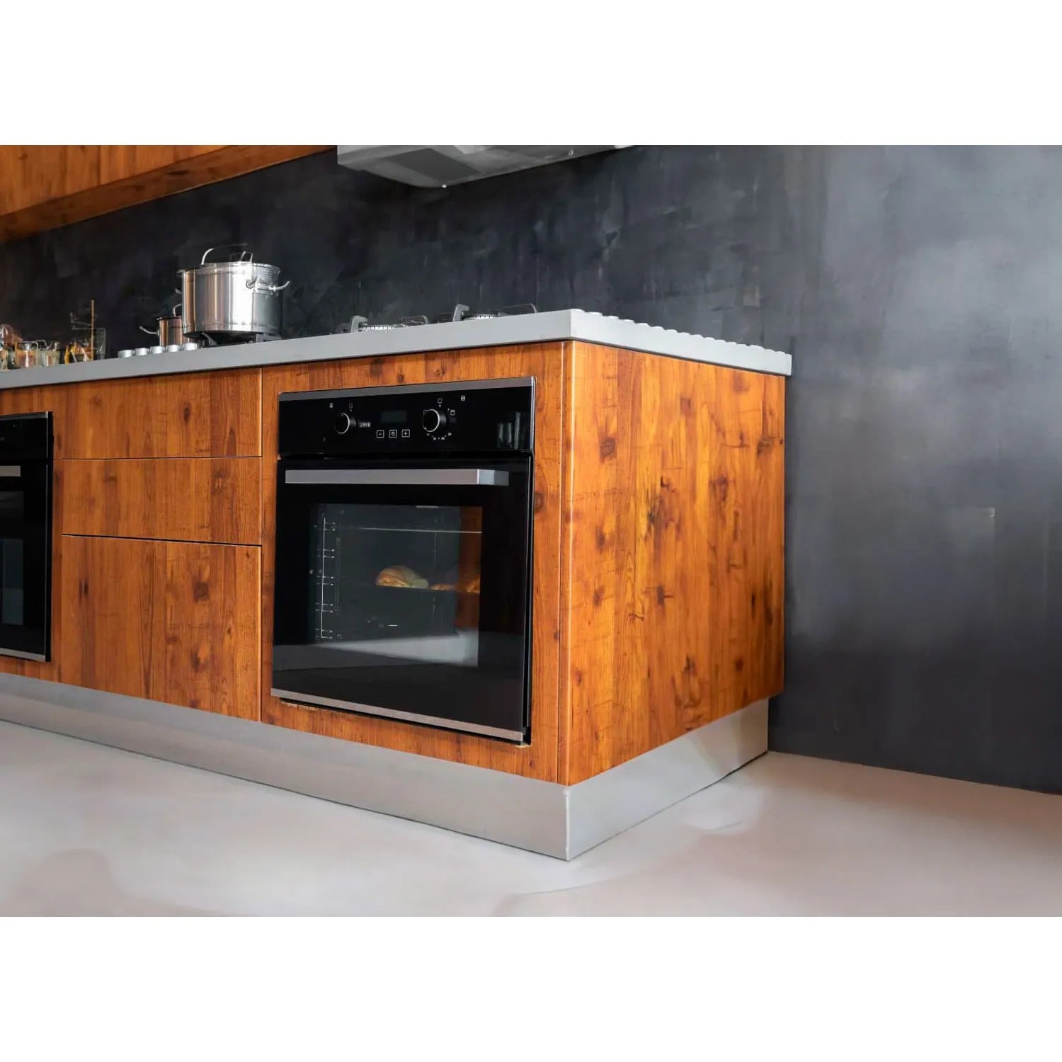 COMBO FDV CAMPANA CRYSTAL 90 + ENCIMERA CHEF GLASS 90 GN + HORNO BLACK 70 GN - 7