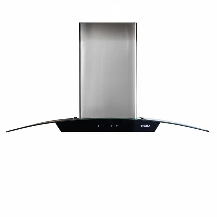 COMBO FDV CAMPANA CRYSTAL 90 + ENCIMERA CHEF GLASS 90 GN + HORNO ONIX 70 GN - 7