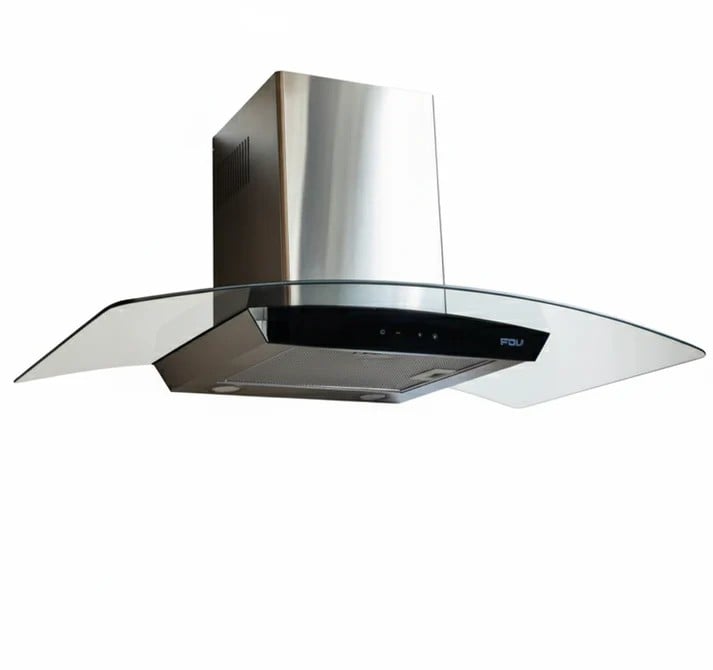 COMBO FDV CAMPANA CRYSTAL 90 + ENCIMERA CHEF GLASS 90 GN + HORNO ONIX 70 GN - 8