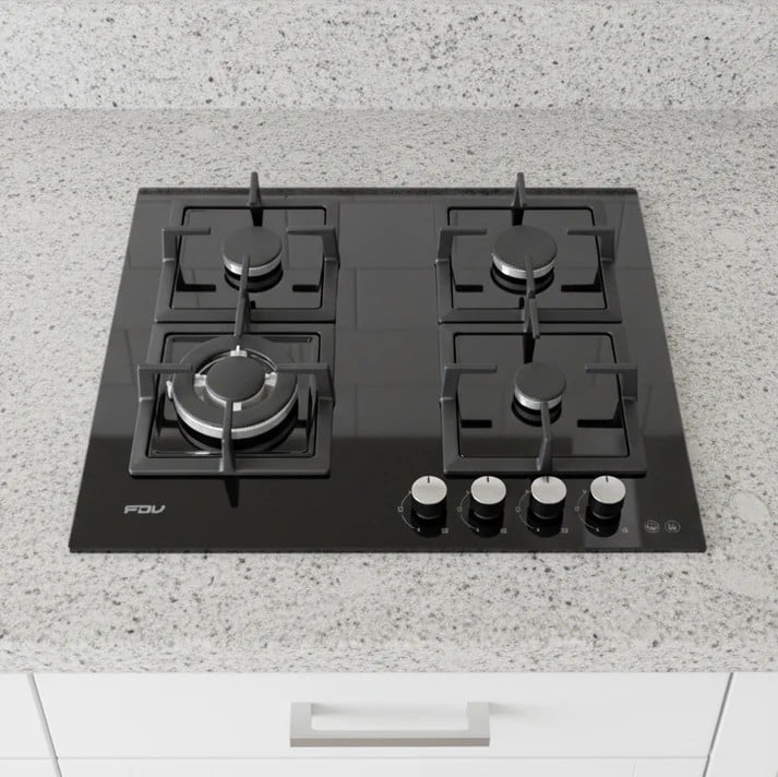 COMBO FDV CAMPANA CRYSTAL 90 + ENCIMERA BLACK 60 GN + HORNO BLACK 70 GN - 2