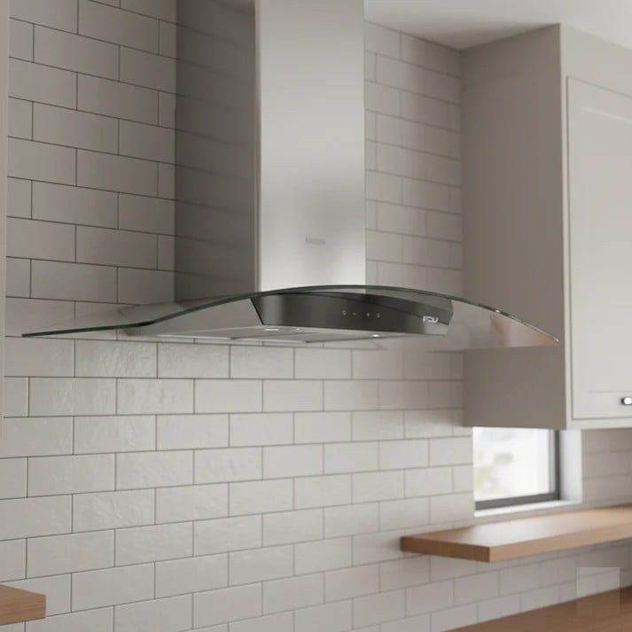 COMBO FDV CAMPANA CRYSTAL 90 + ENCIMERA BLACK 60 GN + HORNO BLACK 70 GN - 6
