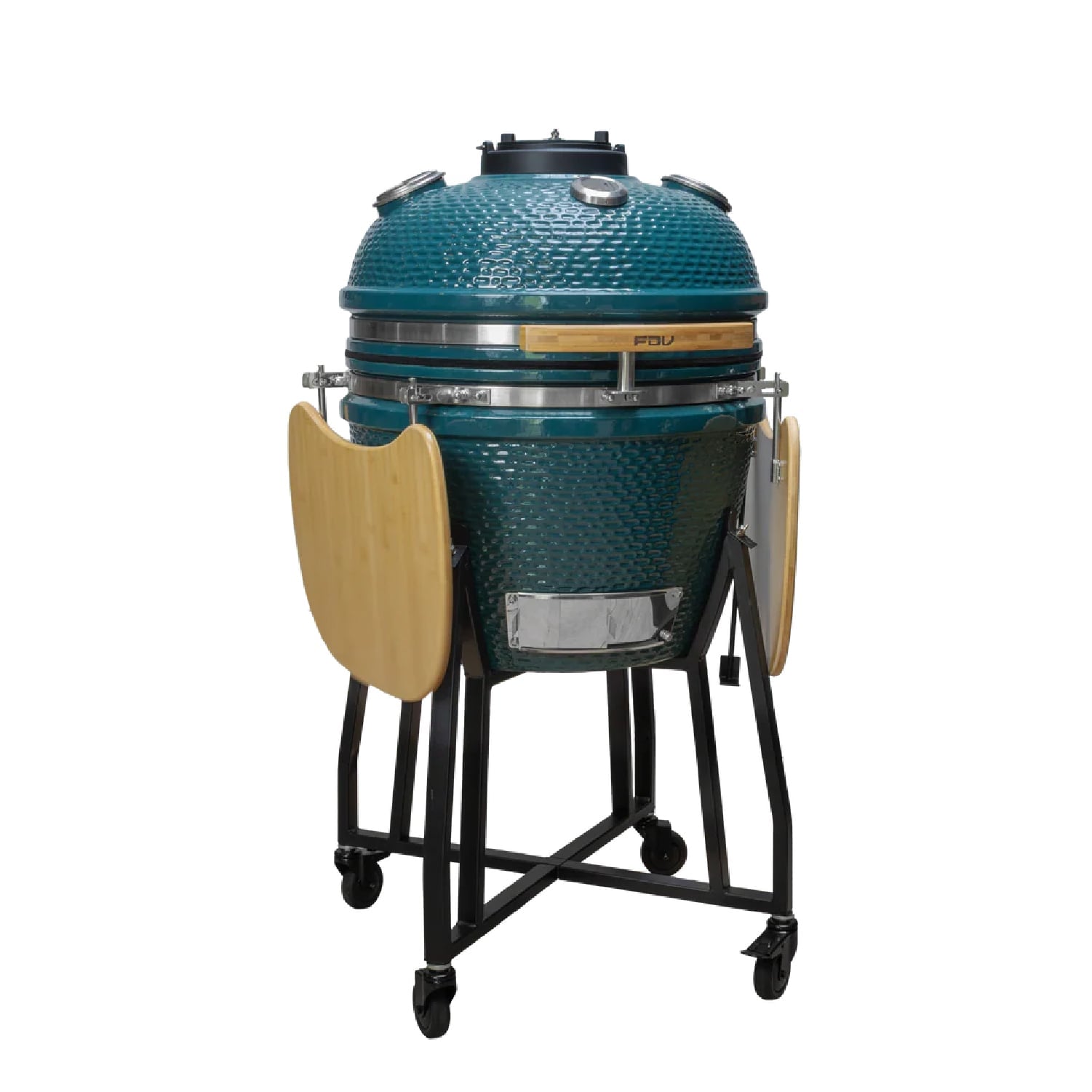 COMBO FDV PARRILLA KAMADO TOKIO AZUL PETROL 22' + CAVA DE VINOS BLACK 12 BOTELLAS - 4