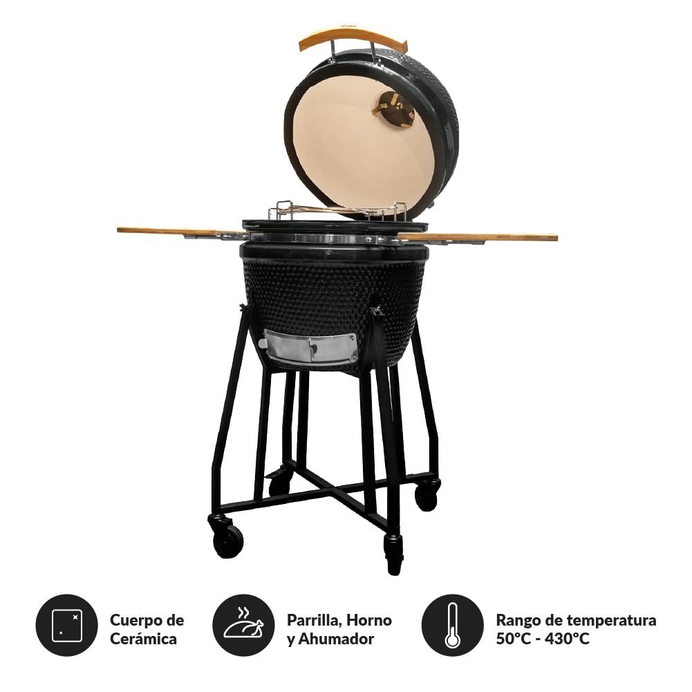 PARRILLA FDV KAMADO SAKAI NEGRO 19' - 2
