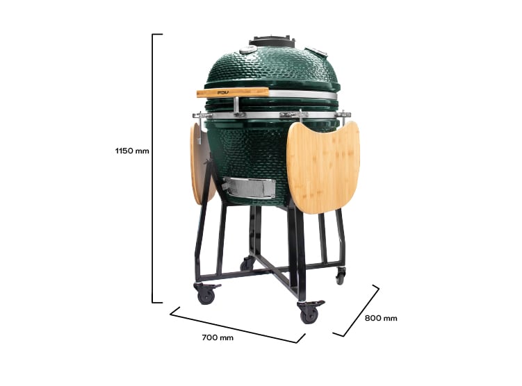 PARRILLA FDV KAMADO TOKIO VERDE 22' - 4