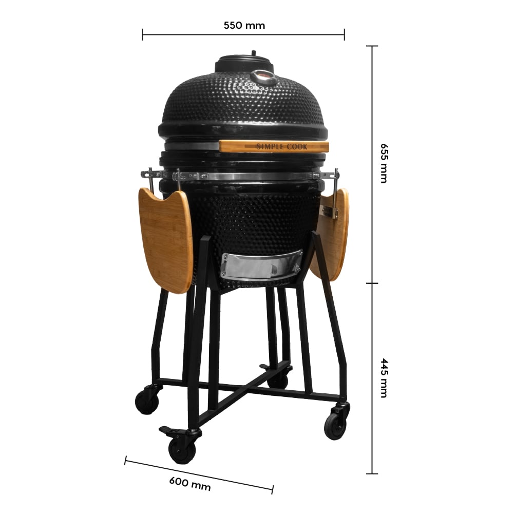 COMBO FDV PARRILLA KAMADO SAKAI NEGRO 19' + CAVA DE VINOS BLACK 12 BOTELLAS - 3