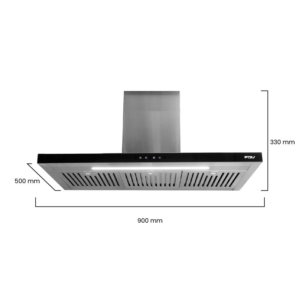 CAMPANA DE PARED FDV ELEGANCE TOUCH 90 - 3
