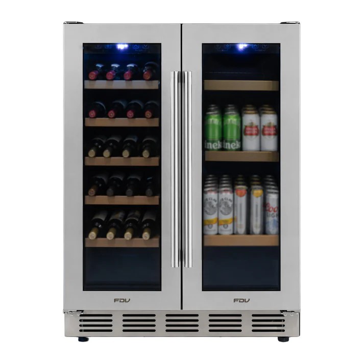 CAVA DE VINOS 20 BOTELLAS + 50 LATAS DUAL ELITE FDV - 3