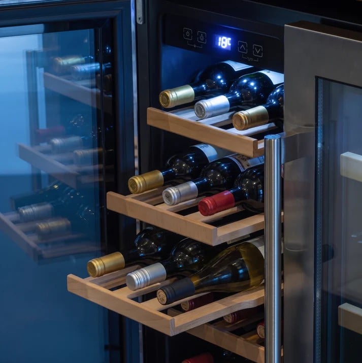 CAVA DE VINOS 20 BOTELLAS + 50 LATAS DUAL ELITE FDV - 6