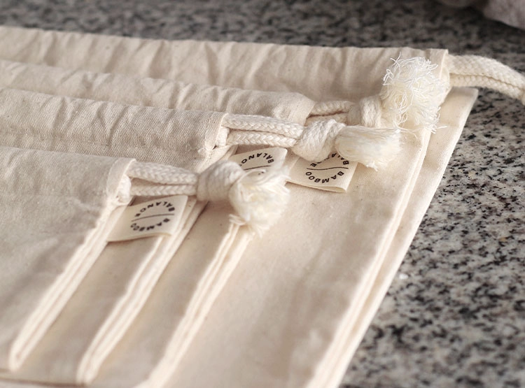 BOLSAS BAMBOO BALANCE PARA COMPRAS A GRANEL PACK DE INICIO | CRUDO - 6