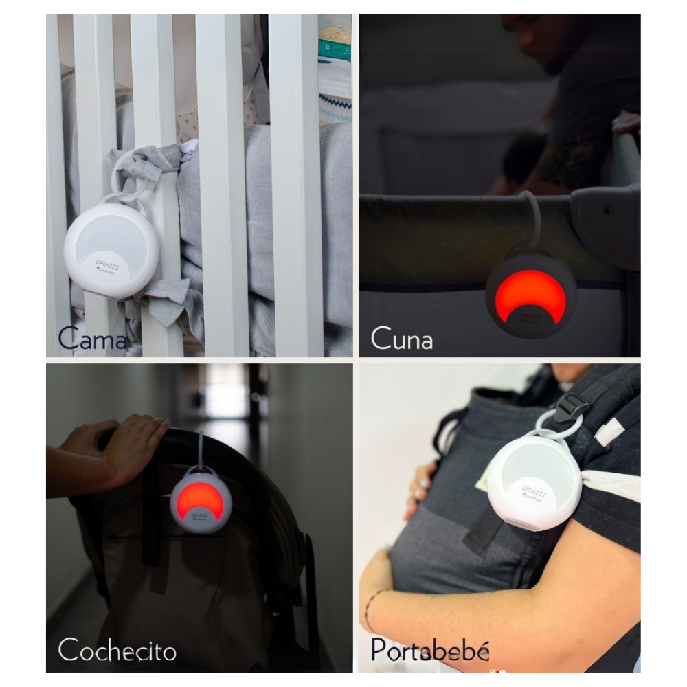 MAQUINA PARA DORMIR EMITE FRECUENCIAS INDUCE SUEÑO PROFUNDO, RECARGABLE HASTA 30 HRS BATERIA. RUIDO BLANCO 30 SONIDOS + LAMPARA - 7
