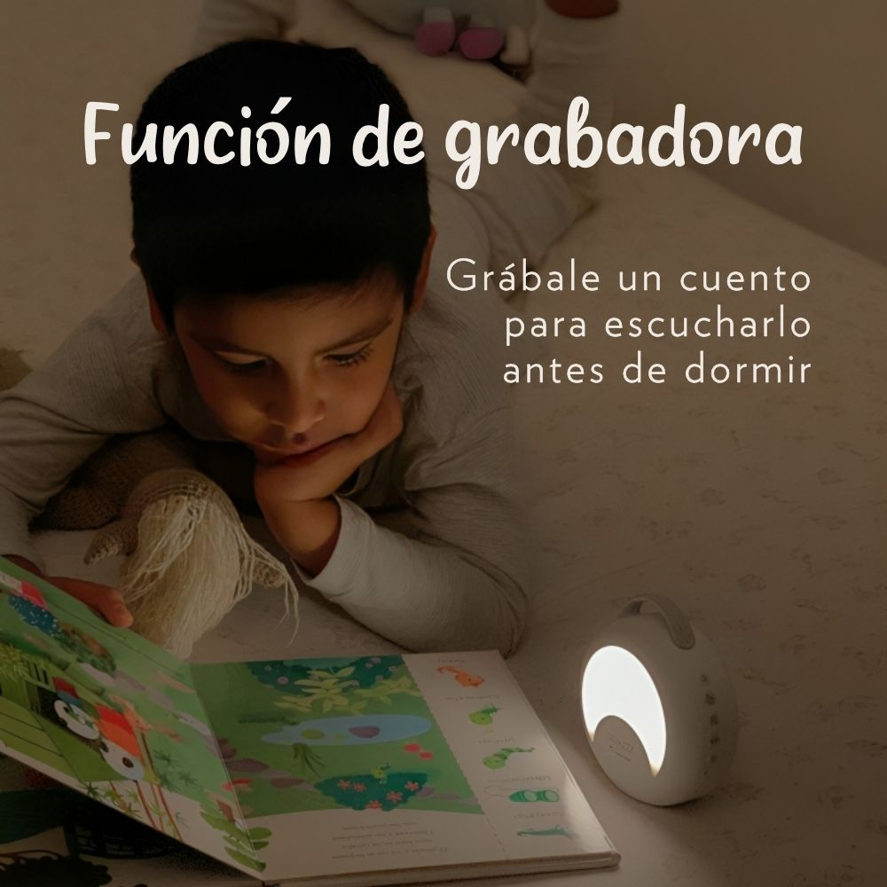 MÁQUINA RUIDO BLANCO 30 SONIDOS HASTA 30H + LUZ ROJA NOCHE - 2