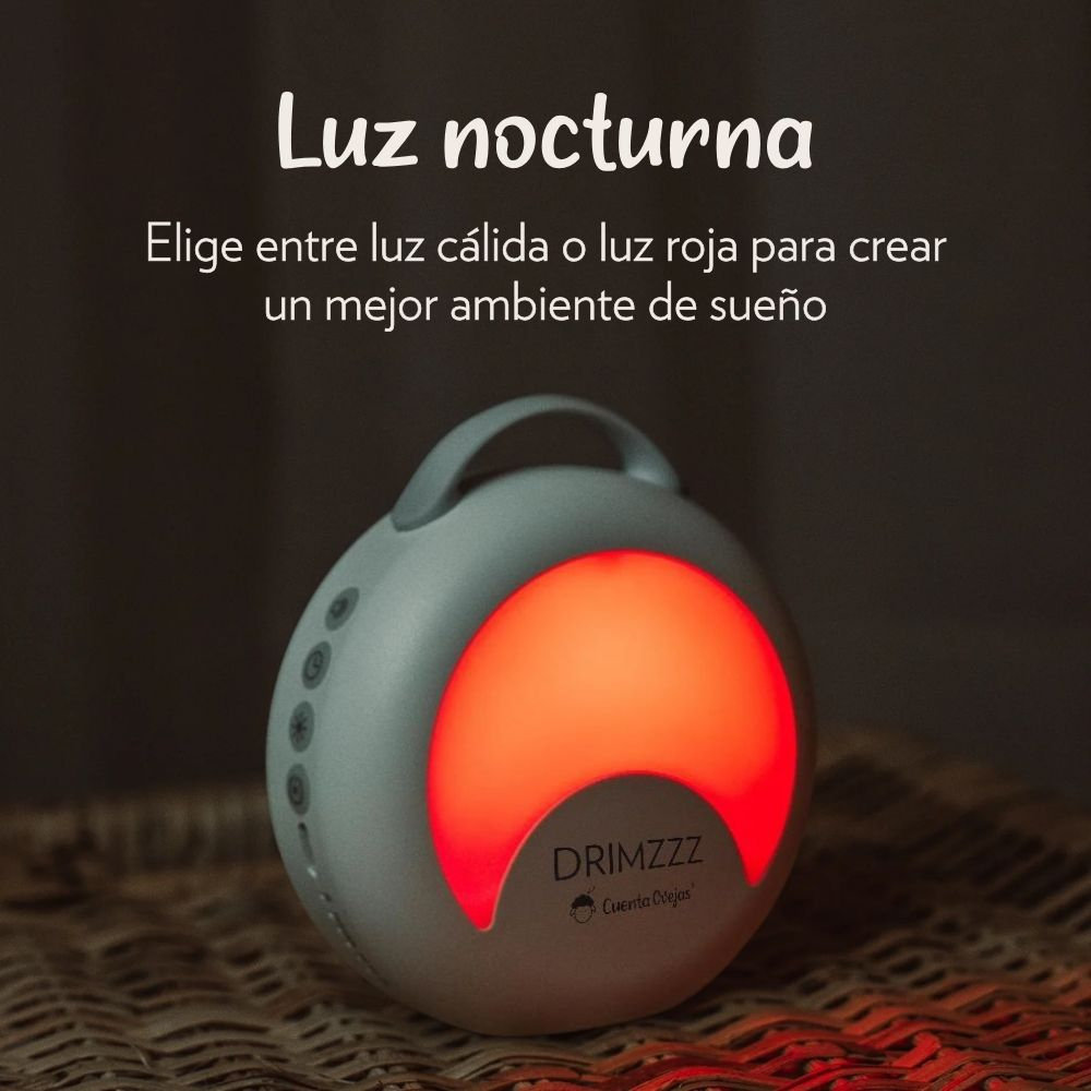 MÁQUINA RUIDO BLANCO 30 SONIDOS HASTA 30H + LUZ ROJA NOCHE - 3