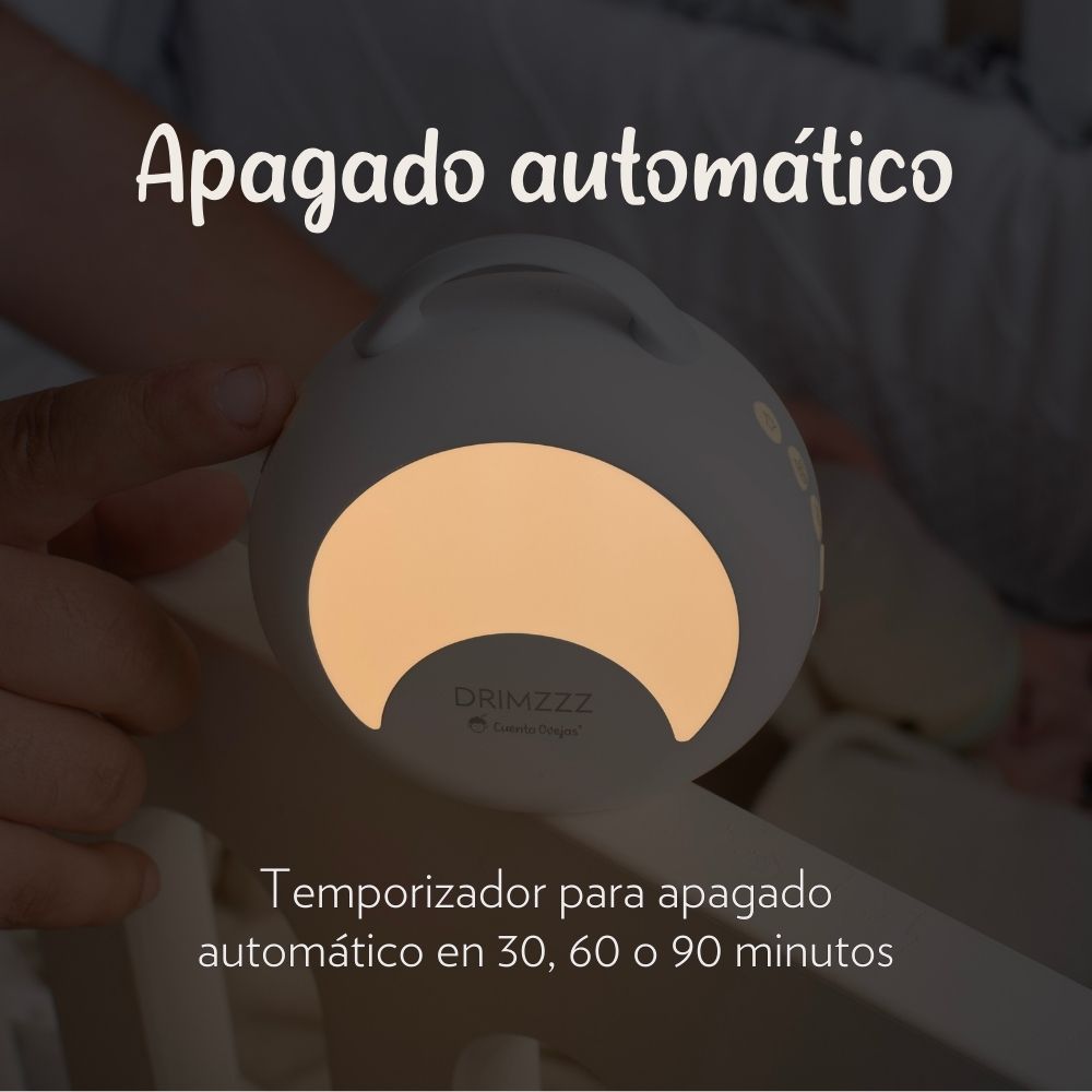 MÁQUINA RUIDO BLANCO 30 SONIDOS HASTA 30H + LUZ ROJA NOCHE - 5