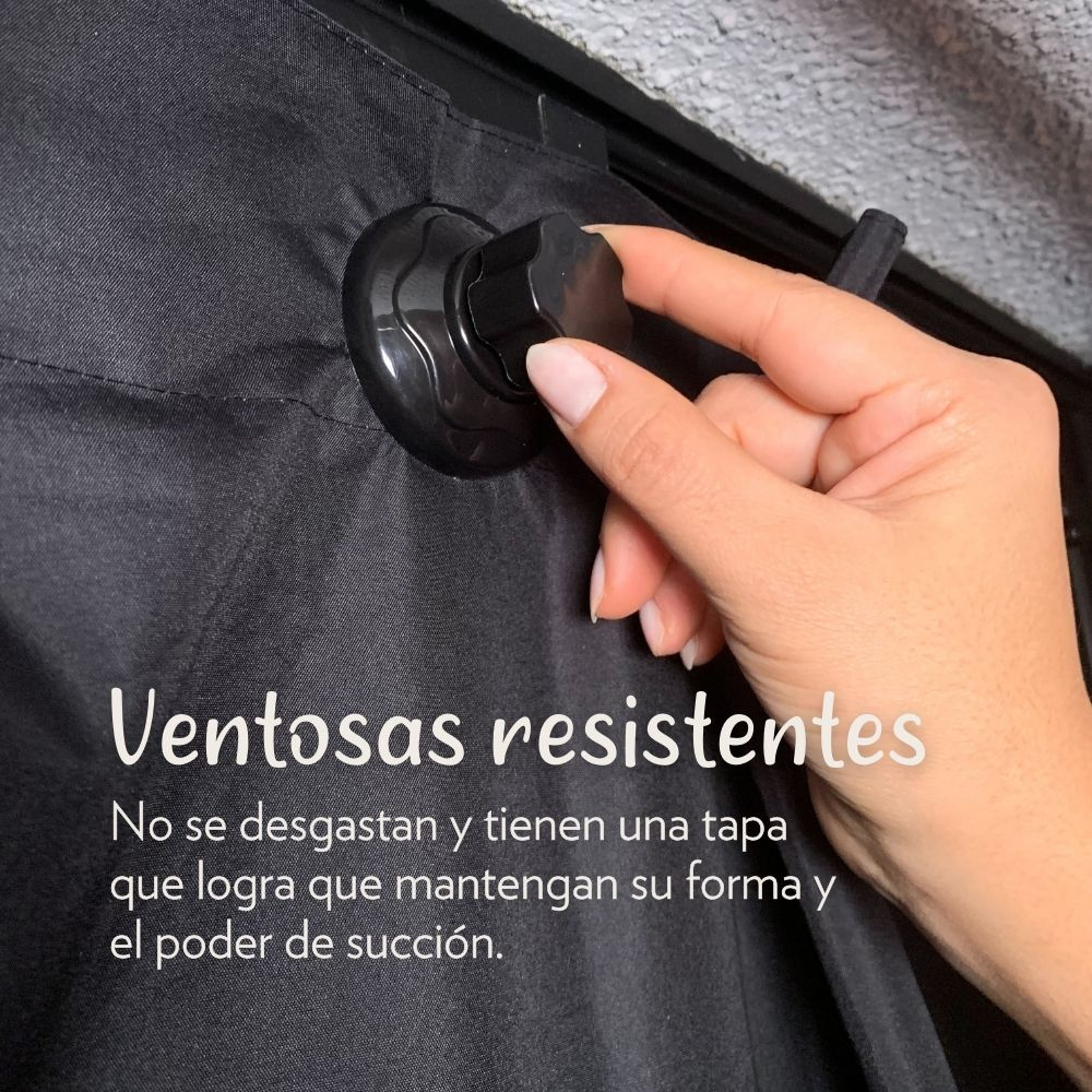 Cortina Blackout Portátil Plain Black Large 150x200cm - Cuenta Ovejas - 5