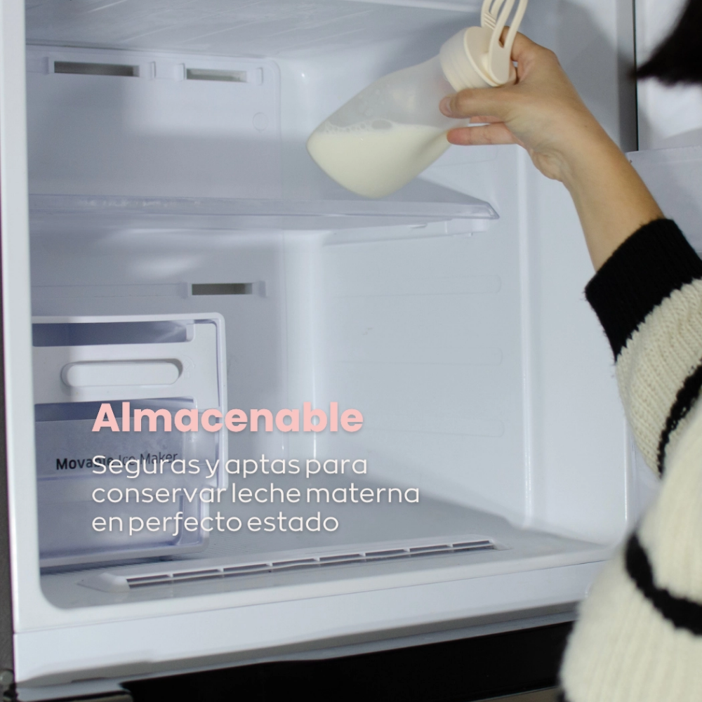 Botellas de Silicona para Leche Materna (8 oz y Reutilizables) – 4 Unidades - Mamá Primero - 4