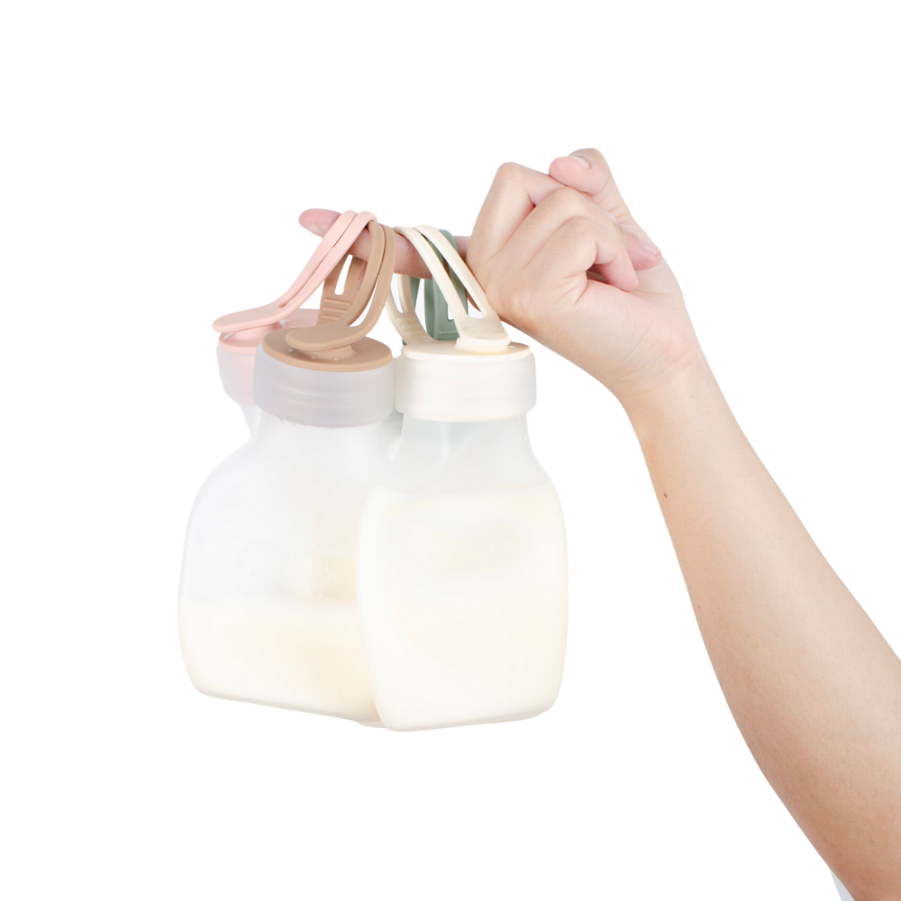 Botellas de Silicona para Leche Materna (8 oz y Reutilizables) – 4 Unidades - Mamá Primero - 6