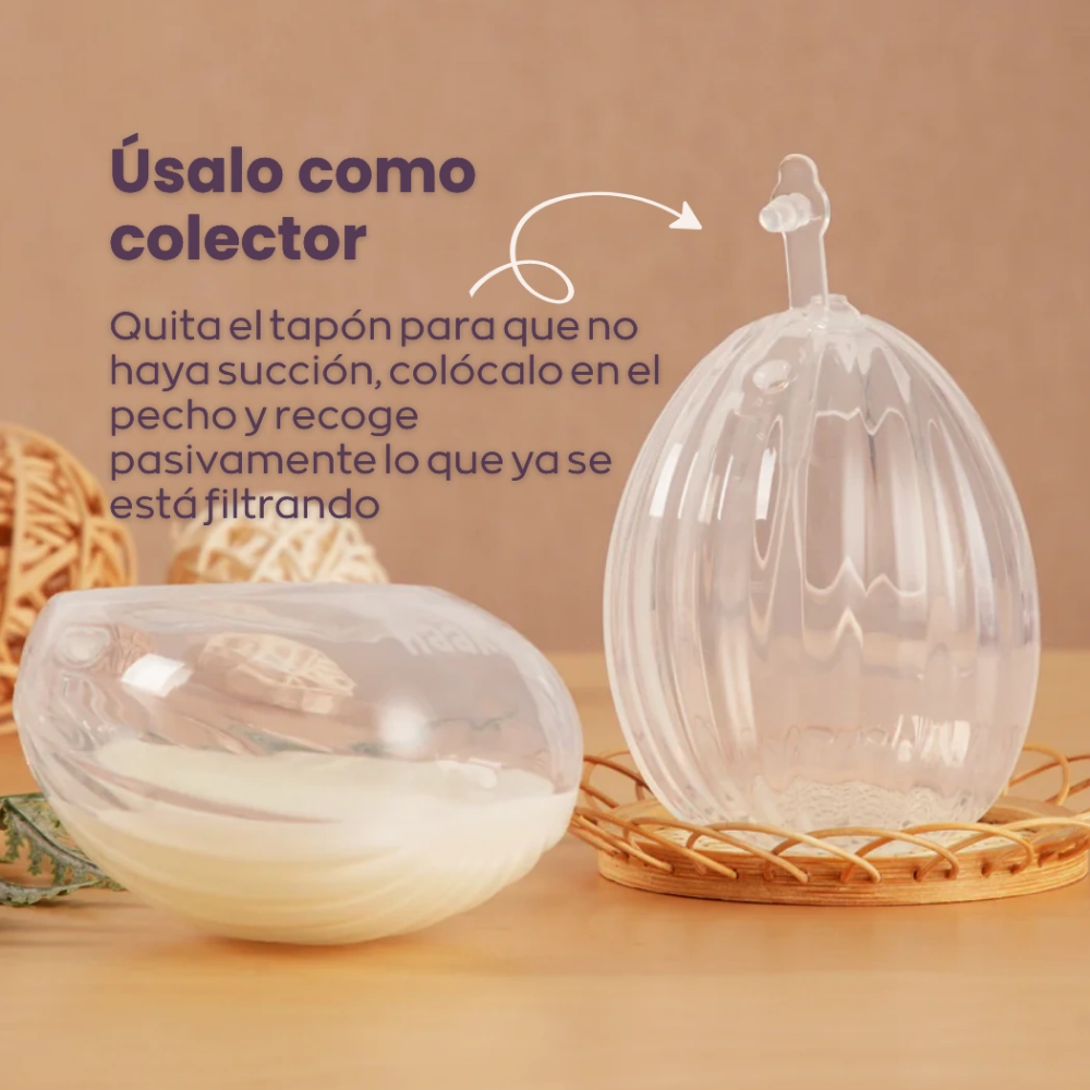 SET SACALECHE HAAKAA WEARABLE SHELL 2 U + BOLSA ESTERILIZADA - 5