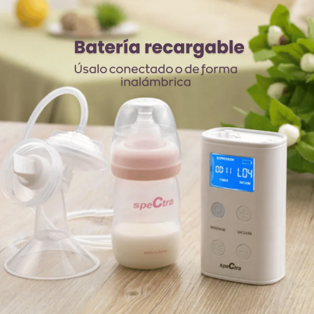 EXTRACTOR DE LECHE DOBLE MANOS LIBRES SPECTRA 9 PLUS + AGENDA - MIS PRIMEROS 6 MESES DE MATERNIDAD + CURSO VIRTUAL: BANCO DE LECH - 6