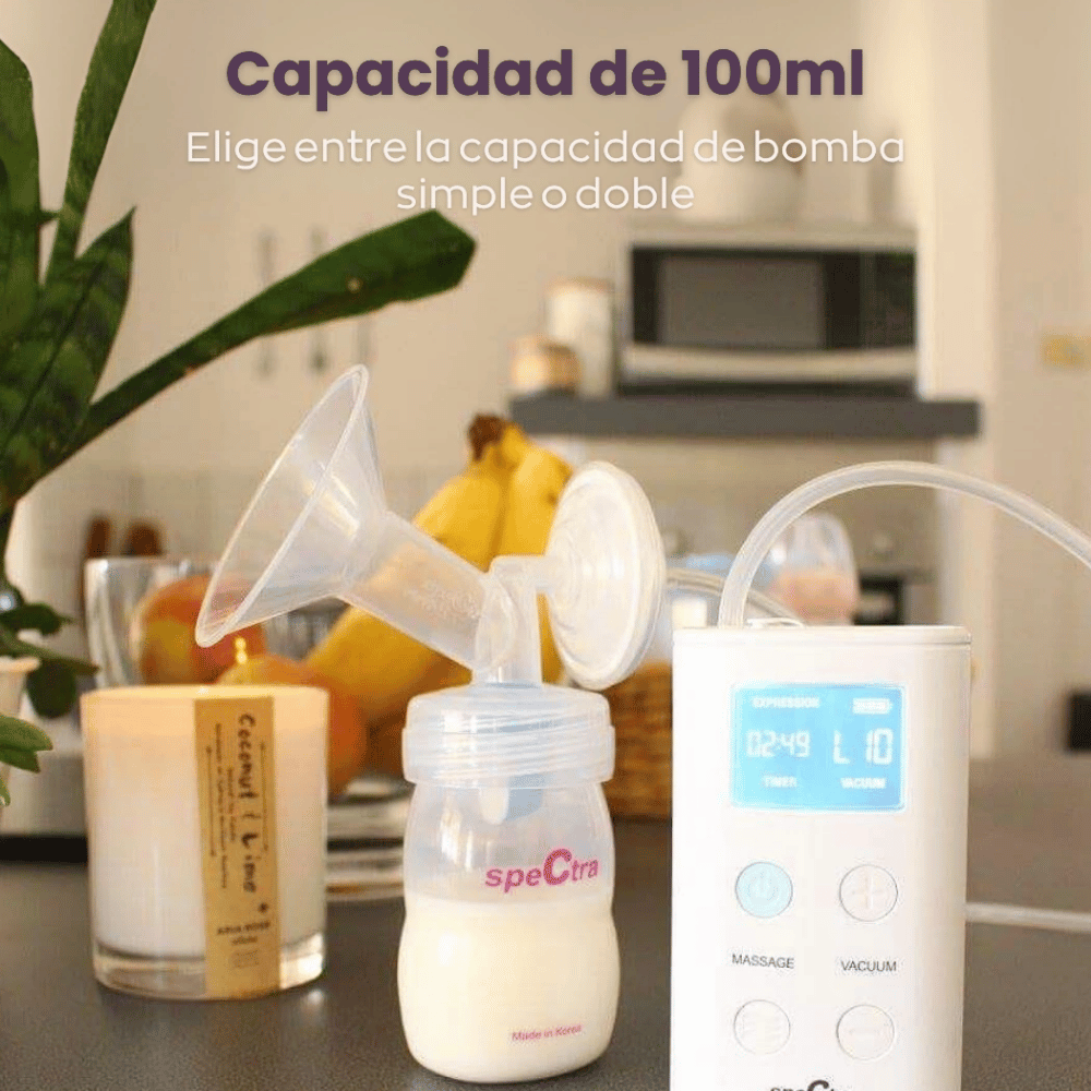 EXTRACTOR DE LECHE DOBLE MANOS LIBRES SPECTRA 9 PLUS + AGENDA - MIS PRIMEROS 6 MESES DE MATERNIDAD + CURSO VIRTUAL: BANCO DE LECH - 10