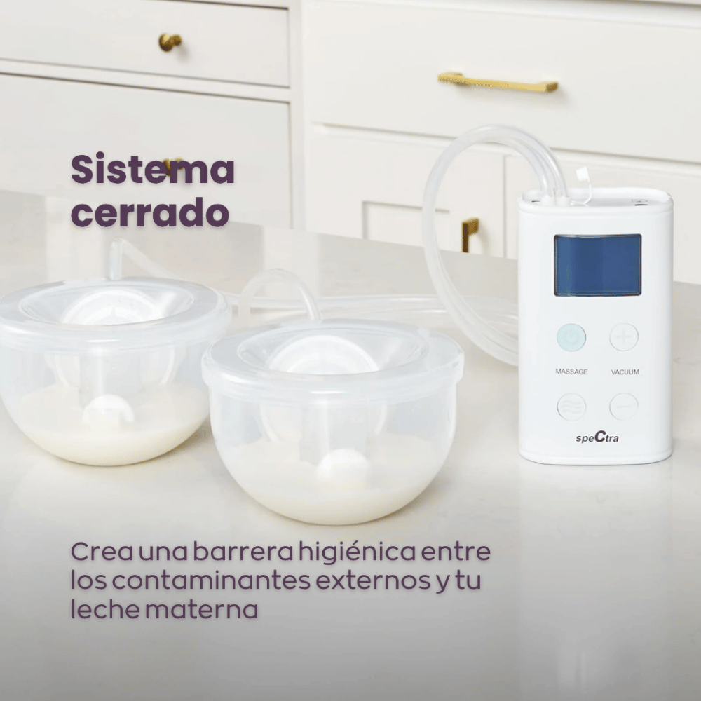 EXTRACTOR ELÉCTRICO DOBLE SPECTRA S9 INCLUYE CARACUPS(COPAS MANOS LIBRES) + AGENDA - MIS PRIMEROS 6 MESES DE MATERNIDAD + CURSO V - 4