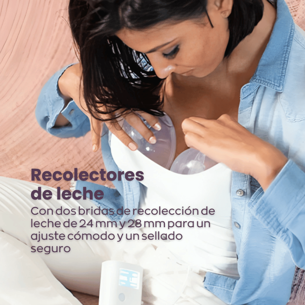 EXTRACTOR ELÉCTRICO DOBLE SPECTRA S9 INCLUYE CARACUPS(COPAS MANOS LIBRES) + AGENDA - MIS PRIMEROS 6 MESES DE MATERNIDAD + CURSO V - 8