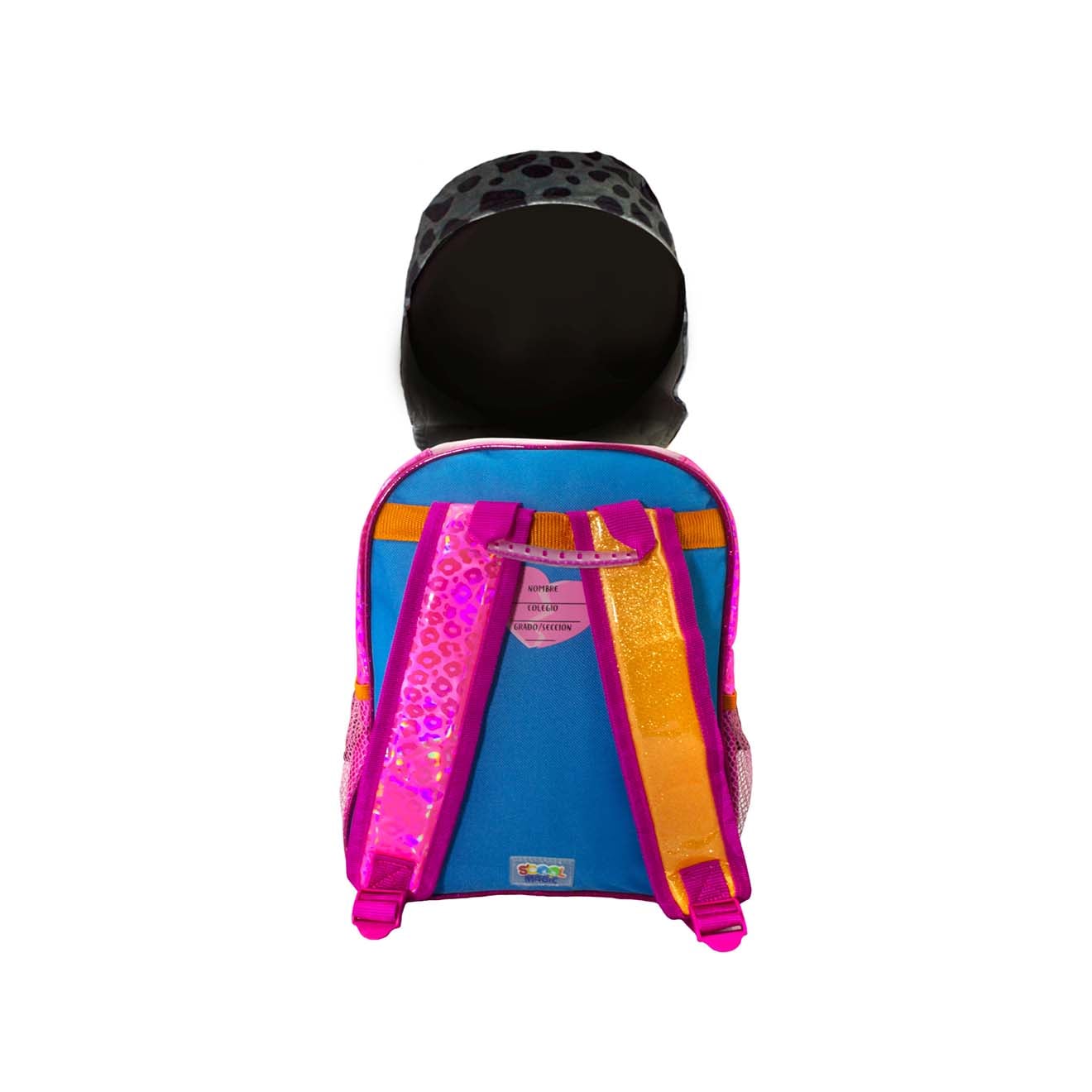 MOCHILA SCOOL C/ CAPUCHA LOL OMG - 3