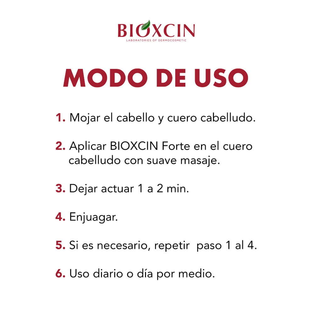 SHAMPOO ANTICAÍDA BIOXCIN FORTE 300 ML - 4