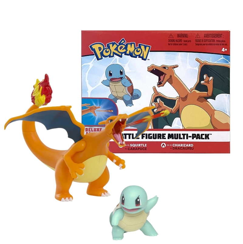POKEMON PACK DE FIGURAS CHARIZARD Y SQUIRTLE - 1