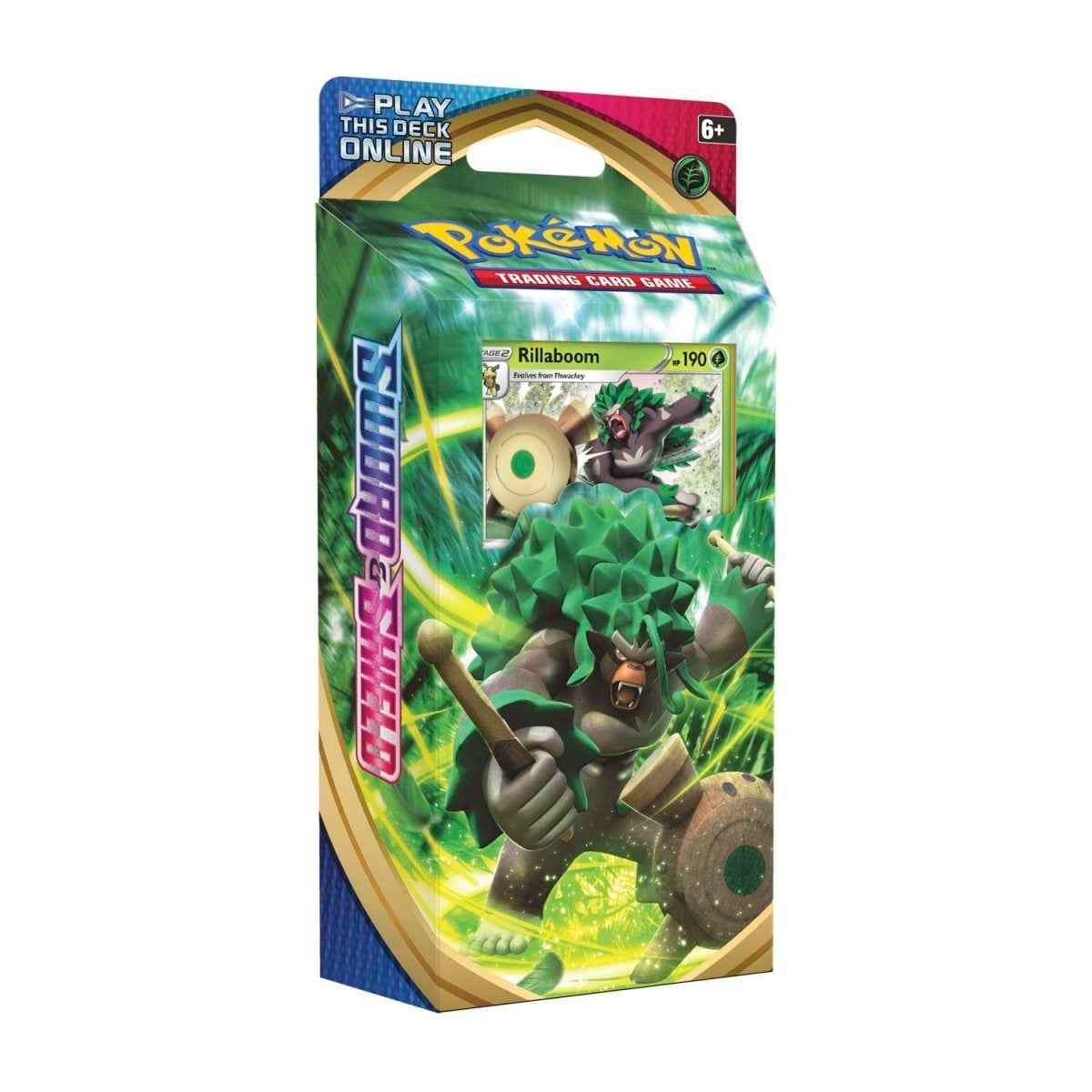 JUEGO POKÉMON TCG DECK RILLABOOM INGLES - 1