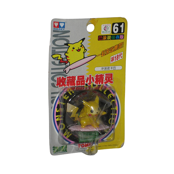 FIGURA TOMY POKEMON AULDEY PIKACHU SURF - 1