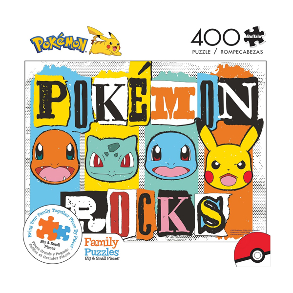 POKEMON ROMPECABEZA 400 PIEZAS ROCKS - 1