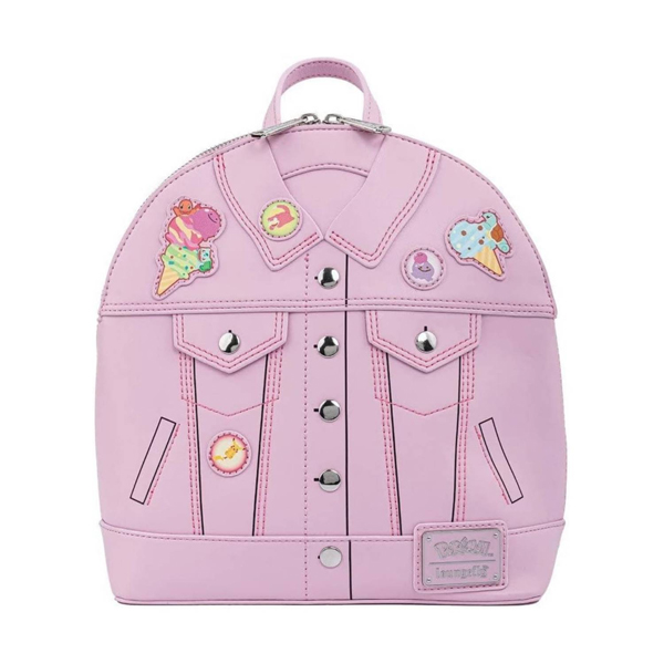 MOCHILA LOUNGEFLY POKEMON ICE CREAM DENIM JACKET - 1