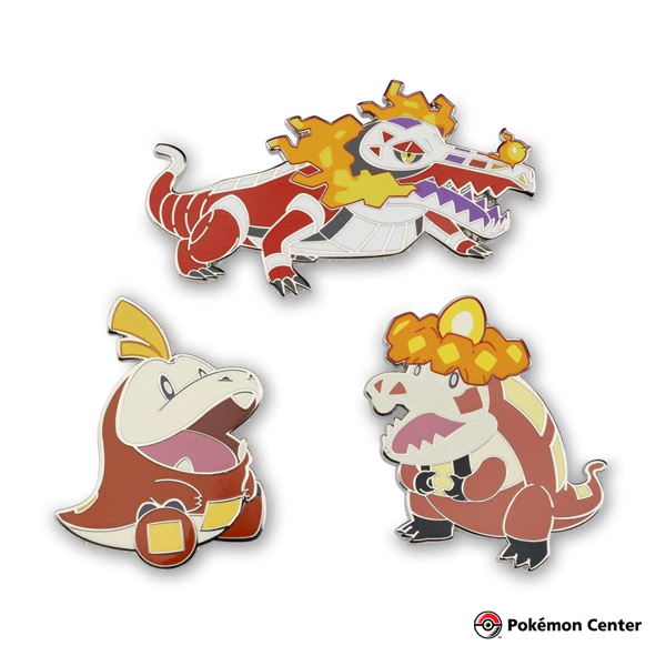 POKEMON CENTER FUECOCO SKELEDIRGE PIN - 1