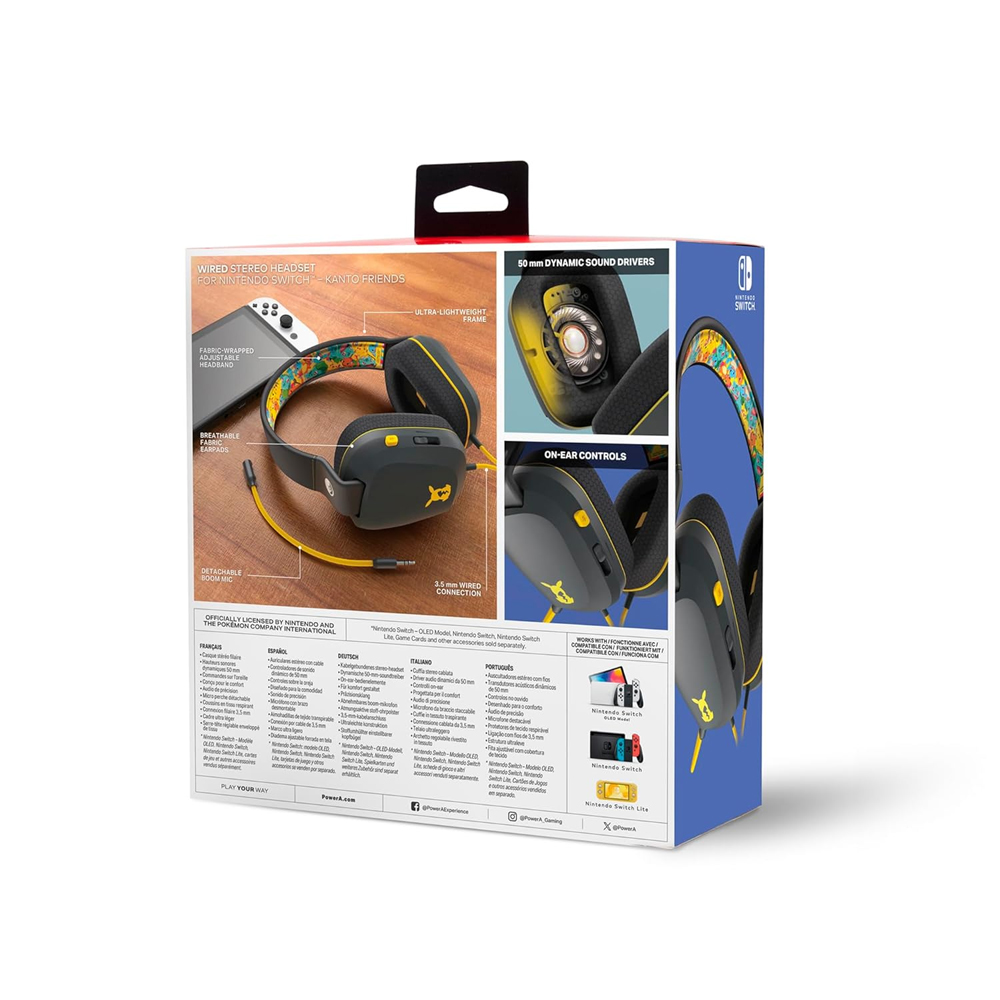 AURICULARES POWERA POKEMON NINTENDO SWITCH KANTO - 6