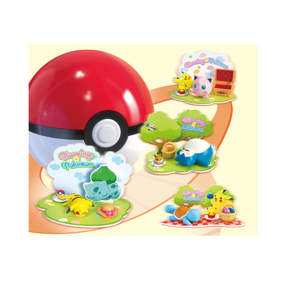 POKEMON JUEGO DE DECORACION DE ESCENA 3D DE JIGGLYPUFF - 3