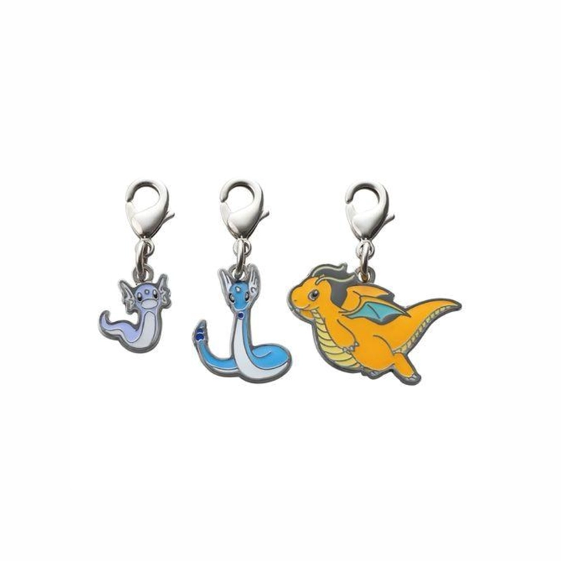 POKEMON CENTER LLAVERO METAL SET DRATINI - 1